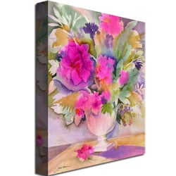 Sheila Golden Traditional Bouquet Canvas Art 18 x 24 Image 3