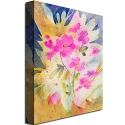 Sheila Golden Vinca Shadows Canvas Art 18 x 24 Image 3