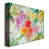 Sheila Golden Dream Flowers Canvas Art 18 x 24 Image 2