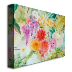 Sheila Golden Dream Flowers Canvas Art 18 x 24 Image 3