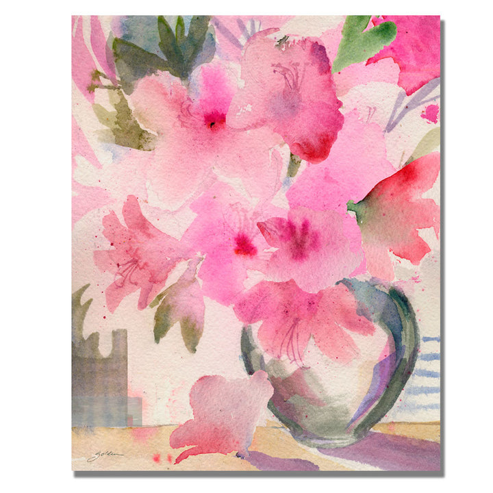 Shelia Golden Pink Azaleas Canvas Art 18 x 24 Image 1