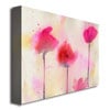 Sheila Golden Pink Poppy Dreams Canvas Art 18 x 24 Image 2