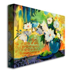 Sheila Golden Yellow Wall Canvas Art 18 x 24 Image 3