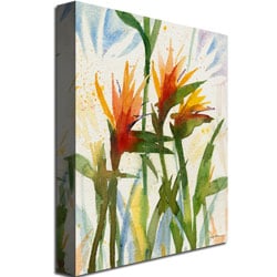 Sheila Golden Birds of Paradise Canvas Art 18 x 24 Image 3