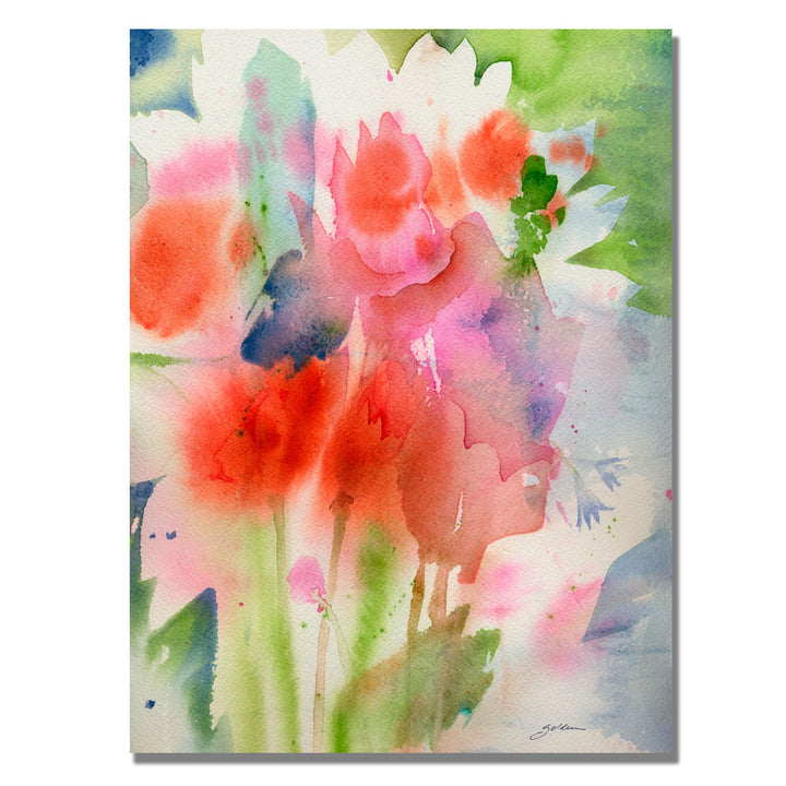 Sheila Golden Bouquet in Spring Canvas Art 18 x 24 Image 1