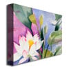 Sheila Golden Lotus Pond Canvas Art 18 x 24 Image 2