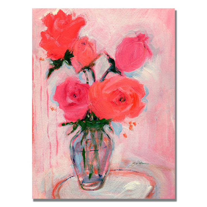 Shelia Golden Roses Canvas Art 18 x 24 Image 1