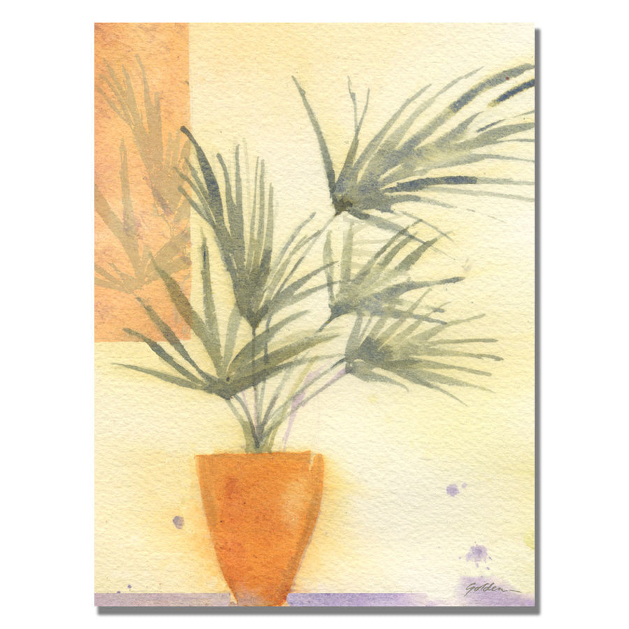 Sheila Golden Palm Canvas Art 18 x 24 Image 1