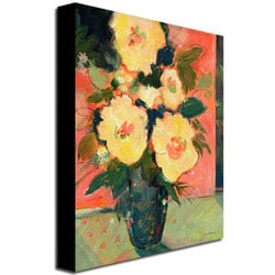 Sheila Golden Tropical Blooms Canvas Art 18 x 24 Image 3