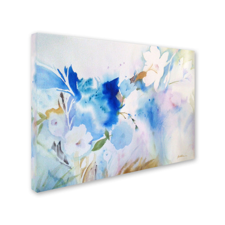 Sheila Golden Blue Whispers Canvas Art 18 x 24 Image 2