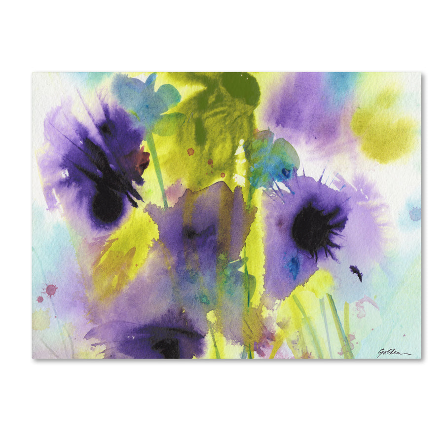 Sheila Golden Shades of Violet Canvas Art 18 x 24 Image 1