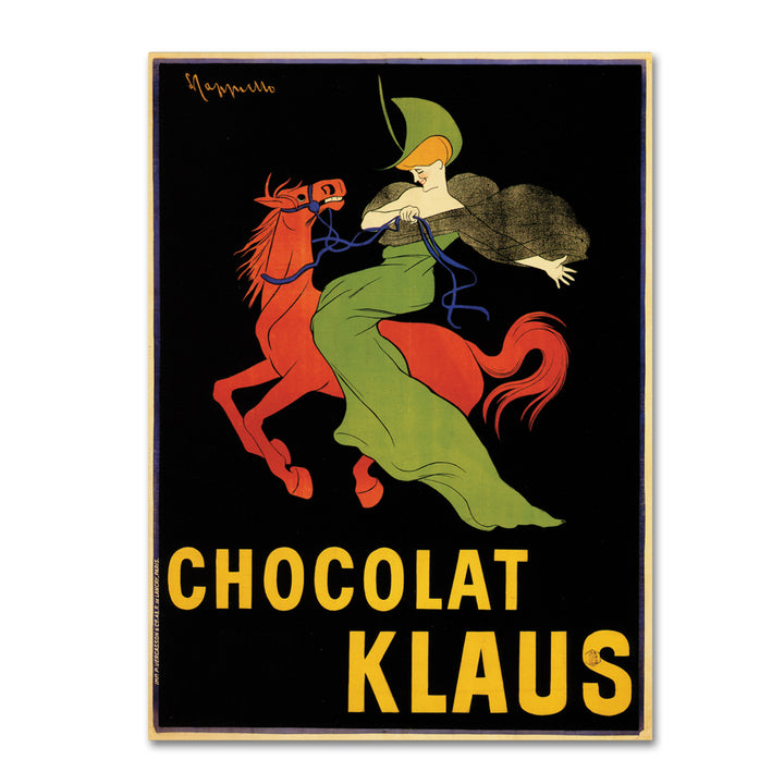 Leonetto Cappiello Chocolat Klaus Canvas Art 18 x 24 Image 1