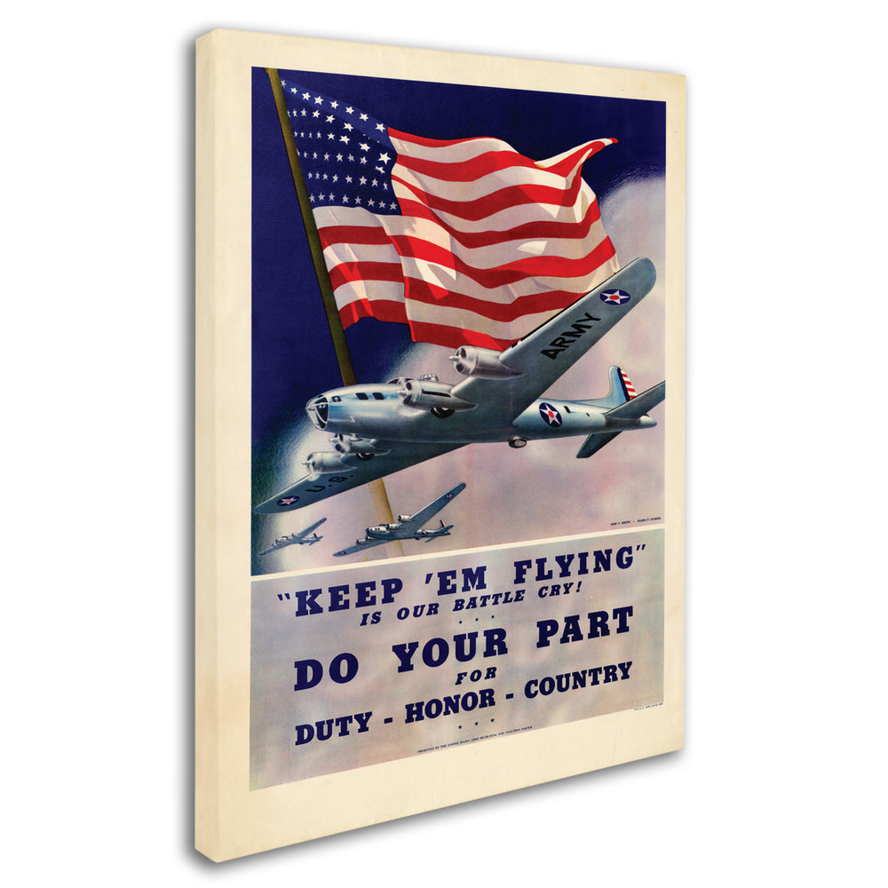 Keep em Flying Canvas Art 18 x 24 Image 2