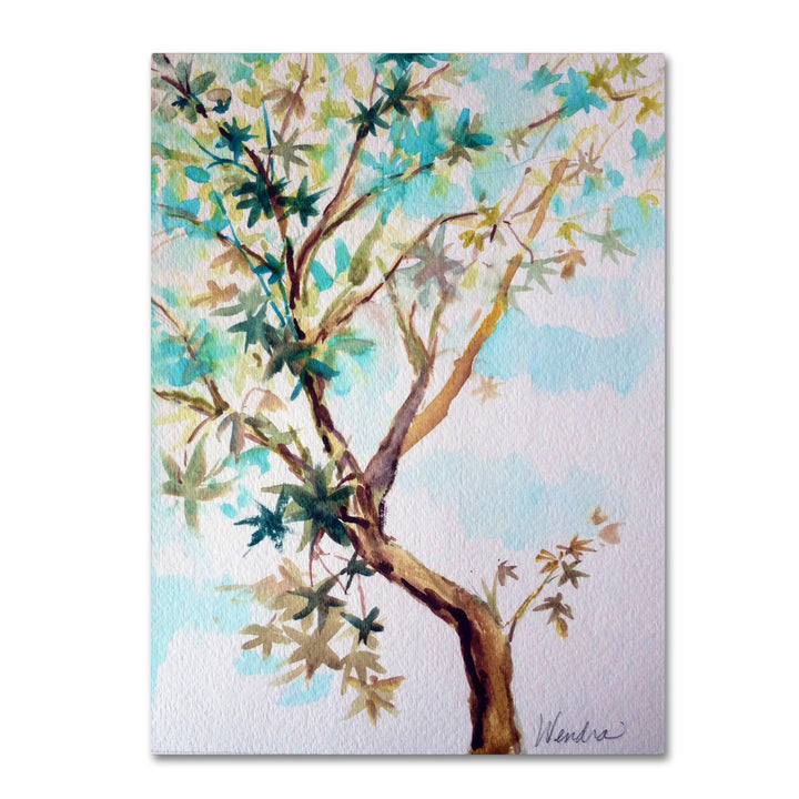 Wendra Blue Maple Canvas Art 18 x 24 Image 1