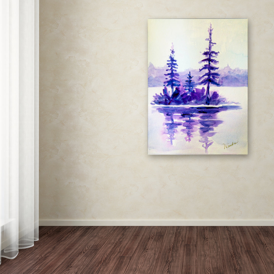 Wendra Purple Island Canvas Art 18 x 24 Image 3