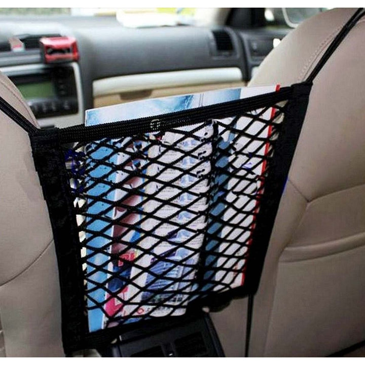 Zone Tech Mesh Bag Organizer Kids Pets Safety Driving Net Vehicle 2 in 1 Barrier Image 5