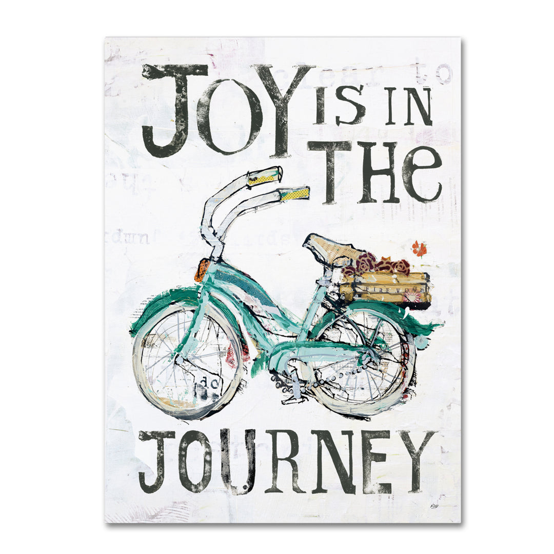 Kellie Day Joy is in the Journey 14 x 19 Canvas Art Image 1