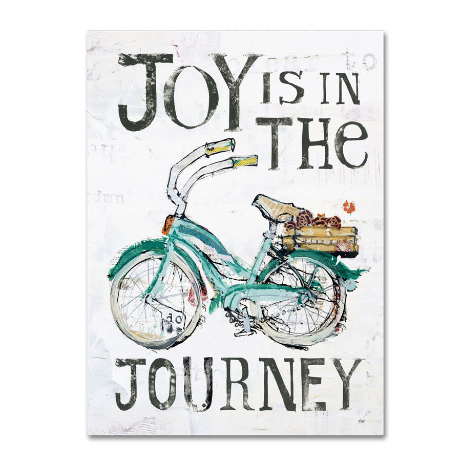 Kellie Day Joy is in the Journey 14 x 19 Canvas Art Image 1