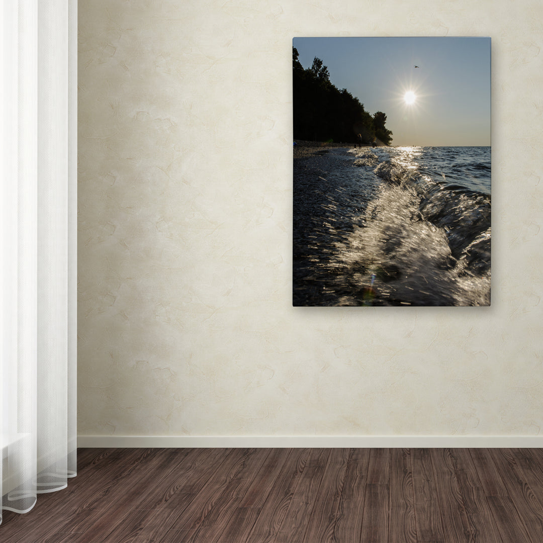 Kurt Shaffer Great Lake Afternoon 14 x 19 Canvas Art Image 3