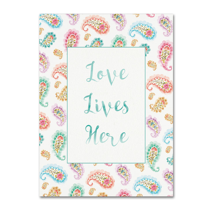 Lisa Audit Rainbow Seeds Love Lives 14 x 19 Canvas Art Image 1