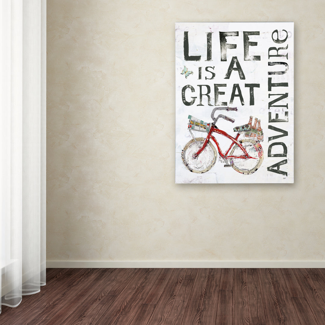 Kellie Day Life is a Great Adventure Canvas Art 18 x 24 Image 3