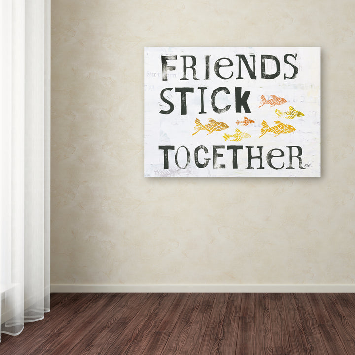 Kellie Day Friends Stick Together Canvas Art 18 x 24 Image 3