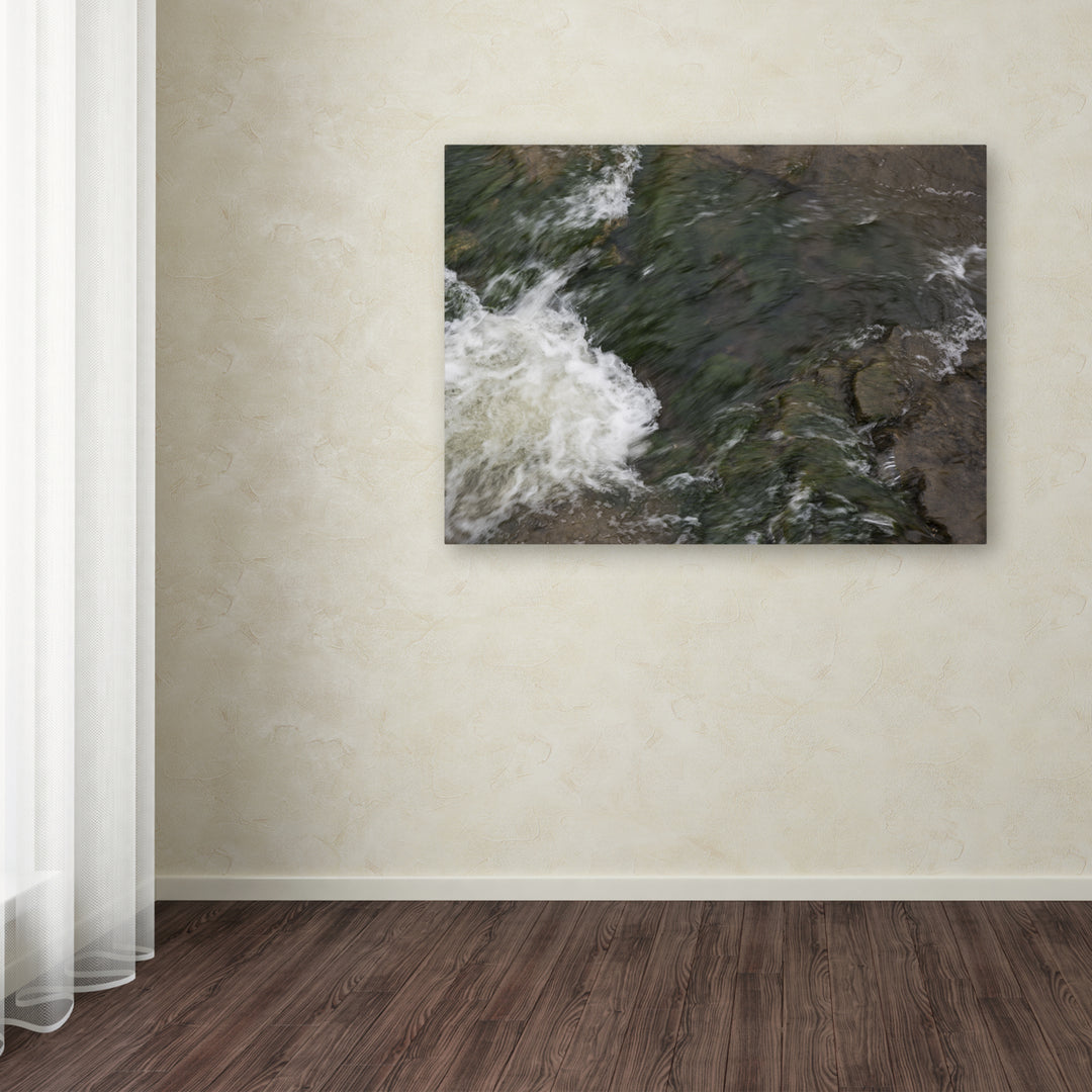 Kurt Shaffer Rushing Water Abstract Canvas Art 18 x 24 Image 3