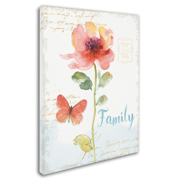 Lisa Audit Rainbow Seeds Floral IX Family Canvas Art 18 x 24 Image 2
