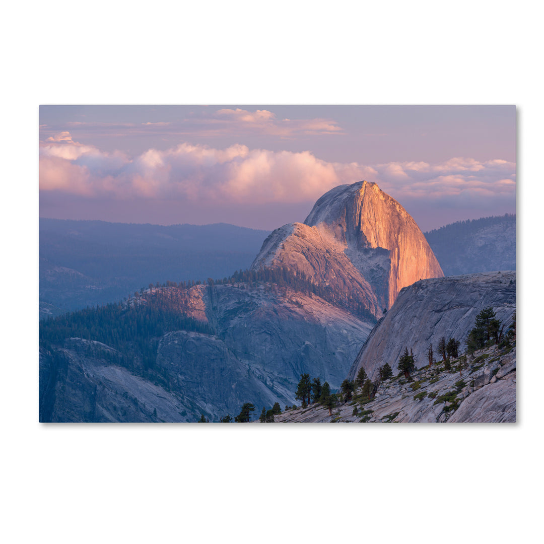 Adam Burton Half Dome from Olmsted Canvas Art 16 x 24 Image 1