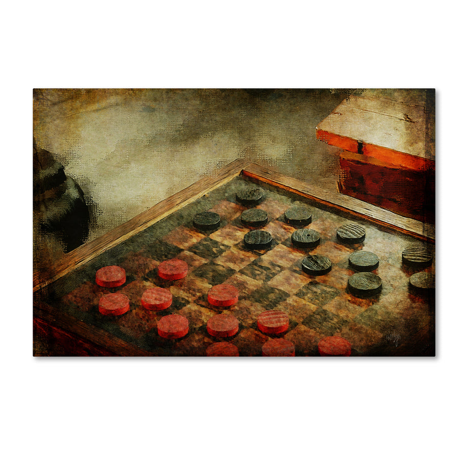 Lois Bryan Lets Play Checkers Canvas Art 16 x 24 Image 1