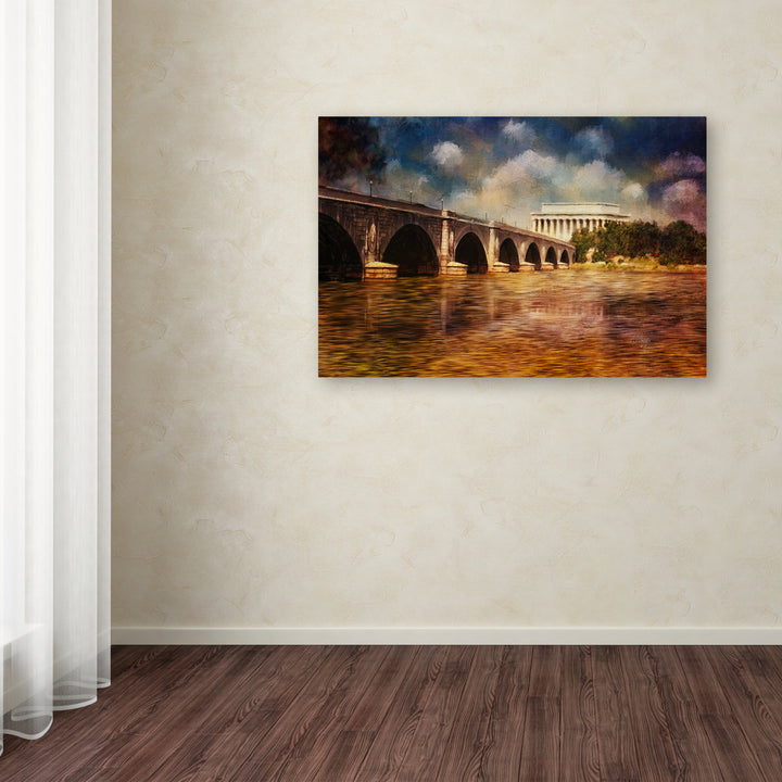 Lois Bryan Arlington Memorial Bridge and Lincoln Memorial Canvas Art 16 x 24 Image 3