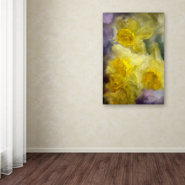 Lois Bryan Ruffled Daffodils Canvas Art 16 x 24 Image 3