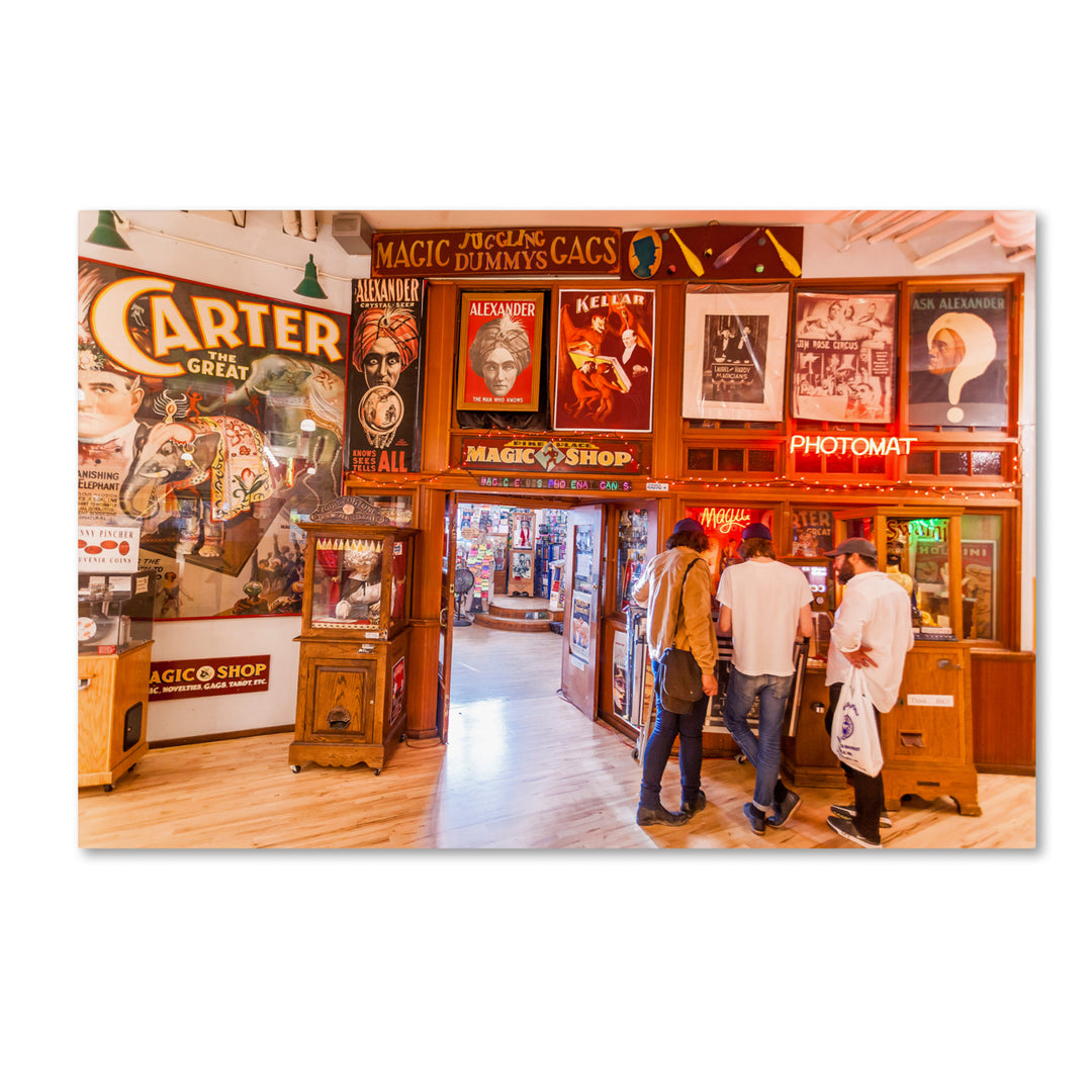 Yale Gurney Magic Shop in Seattle Canvas Art 16 x 24 Image 1