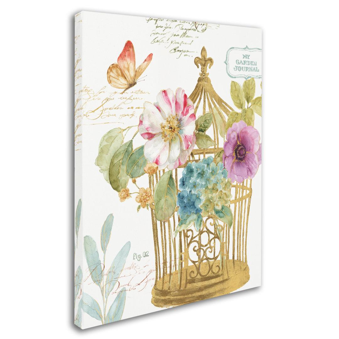 Lisa Audit Rainbow Seeds Romantic Birdcage I Canvas Art Image 2