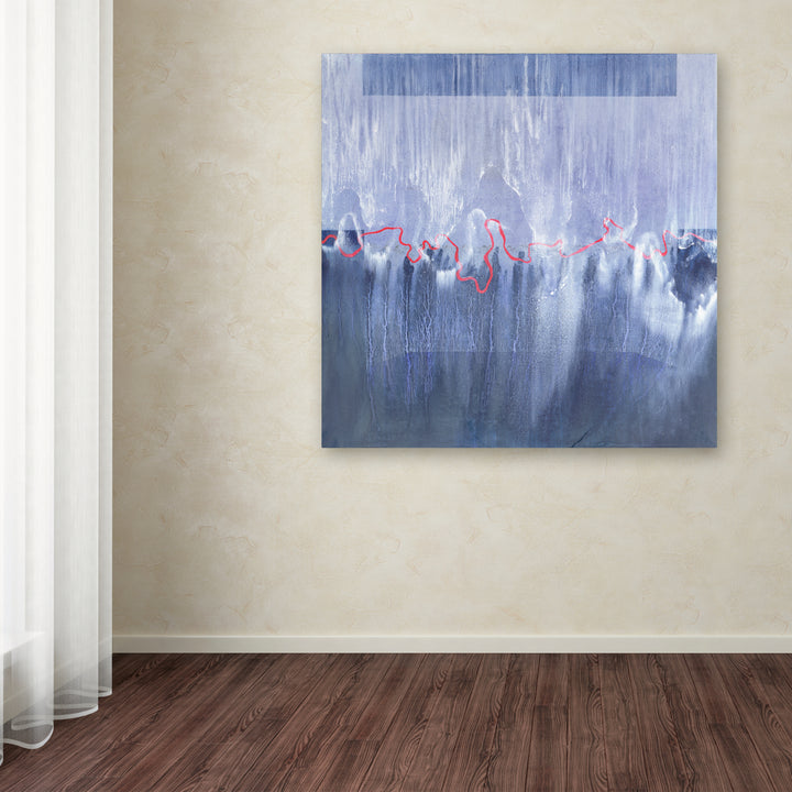 Charlie Millar Circle Rain v2 Large Canvas Art 35 x 35 Image 3