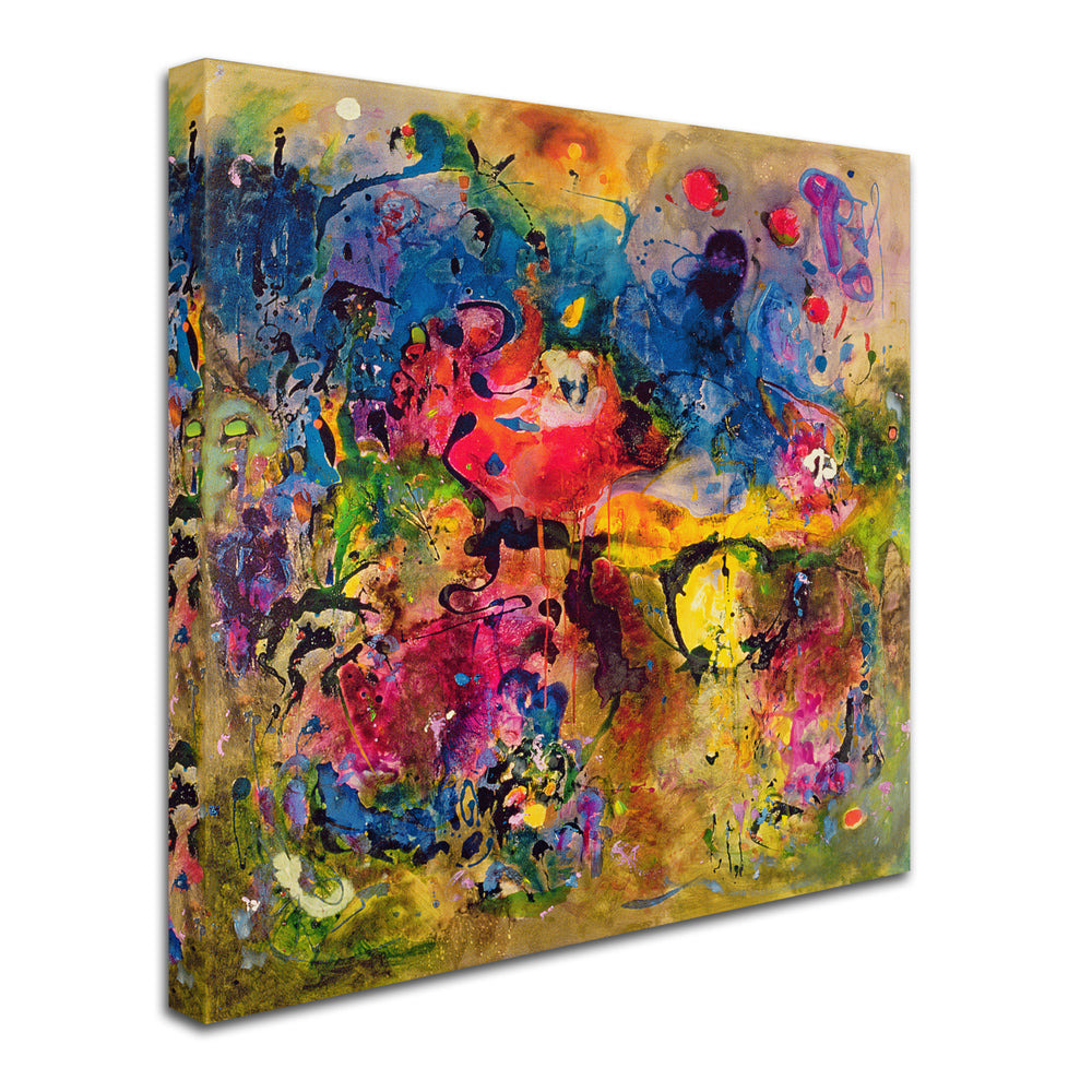 Jane Deakin Garden of Heavenly and Earthly Delights Large Canvas Art 35 x 35 Image 2