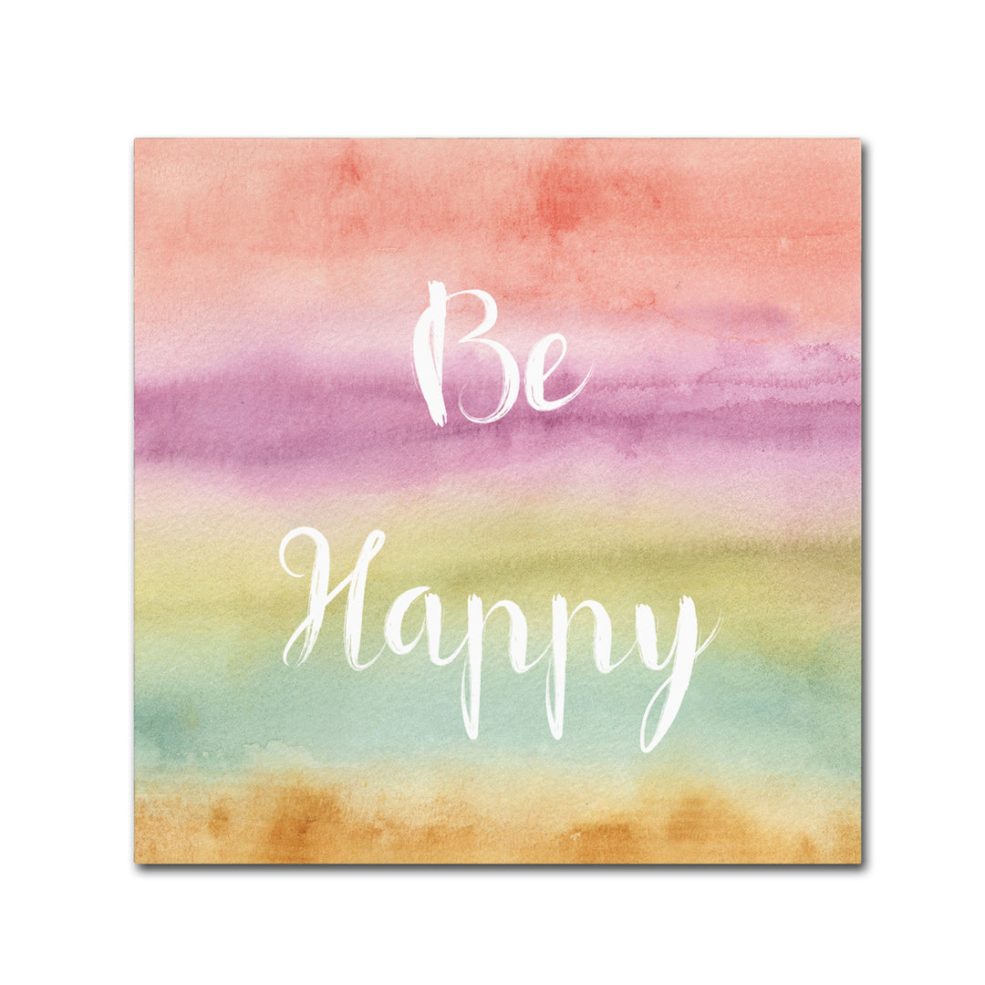 Lisa Audit Rainbow Seeds Painted Pattern XIV Happy Large Canvas Art 35 x 35 Image 1