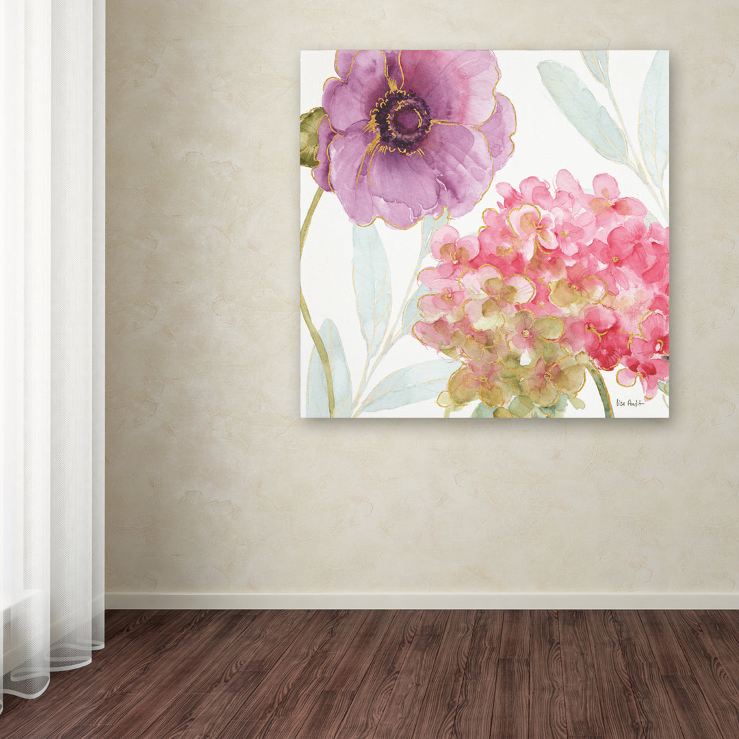 Lisa Audit Rainbow Seeds Flowers V Large Canvas Art 35 x 35 Image 3