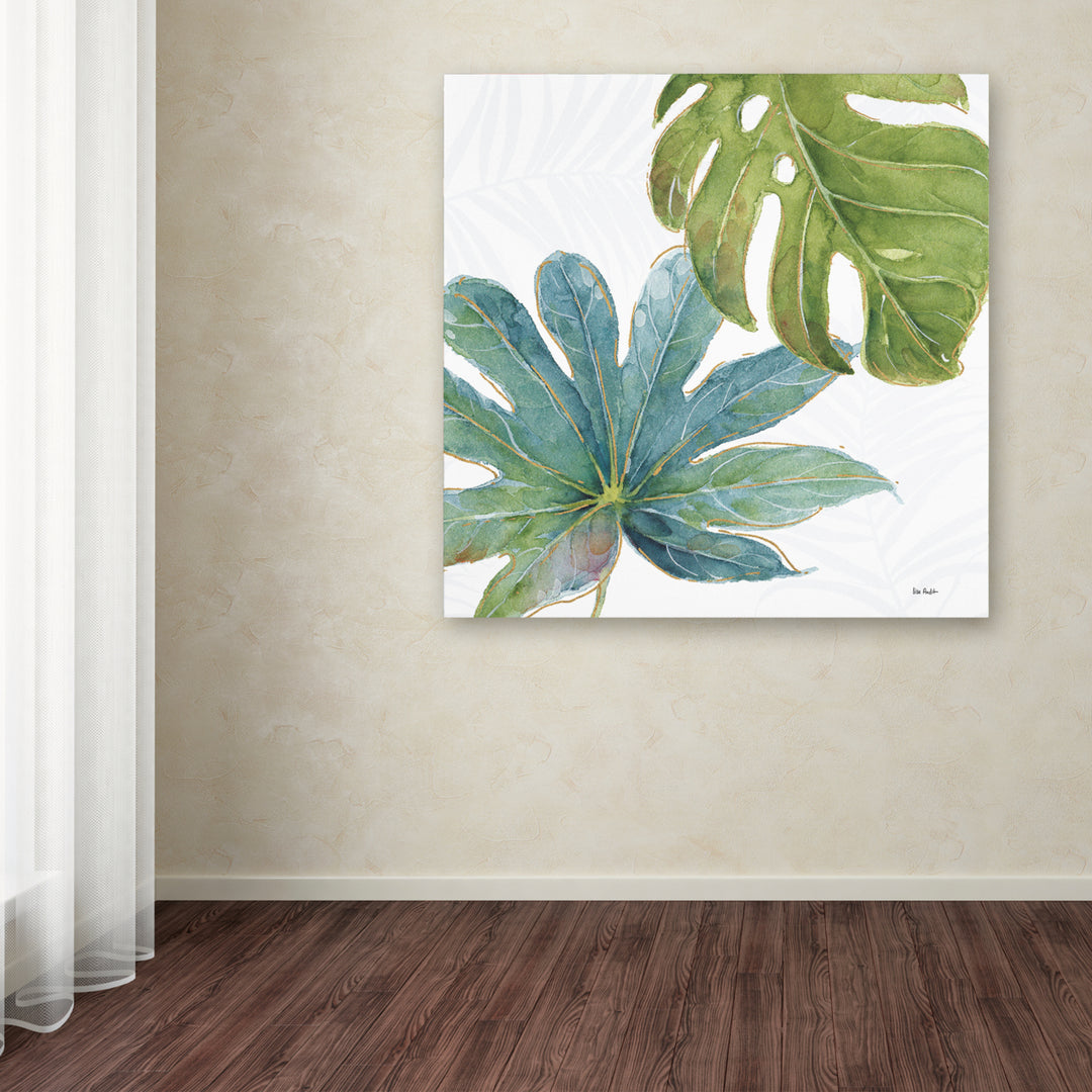 Lisa Audit Tropical Blush VII Large Canvas Art 35 x 35 Image 3