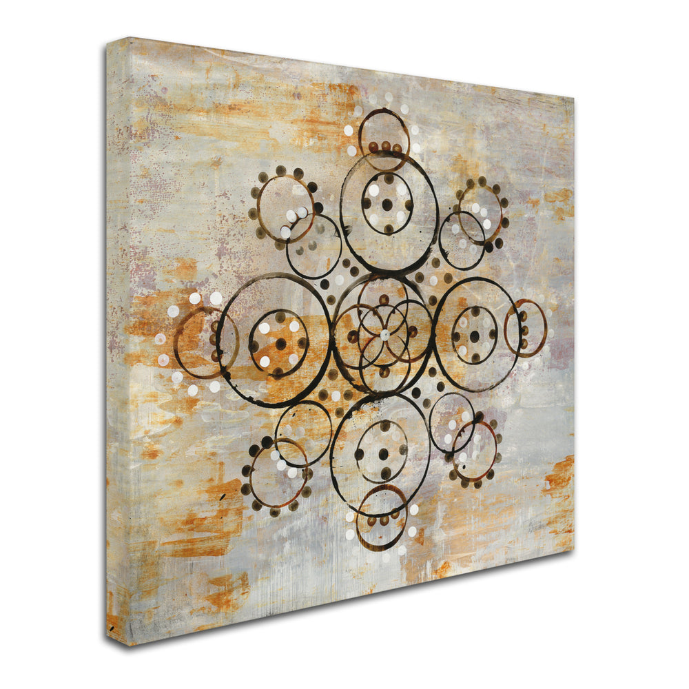 Melissa Averinos Saffron Mandala I Crop Large Canvas Art 35 x 35 Image 2