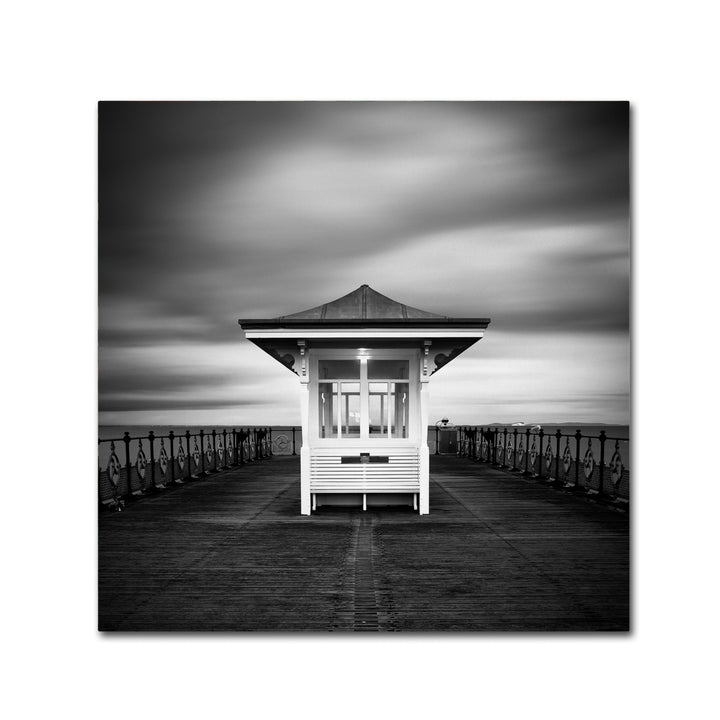 Rob Cherry Swanage Pier Large Canvas Art 35 x 35 Image 1