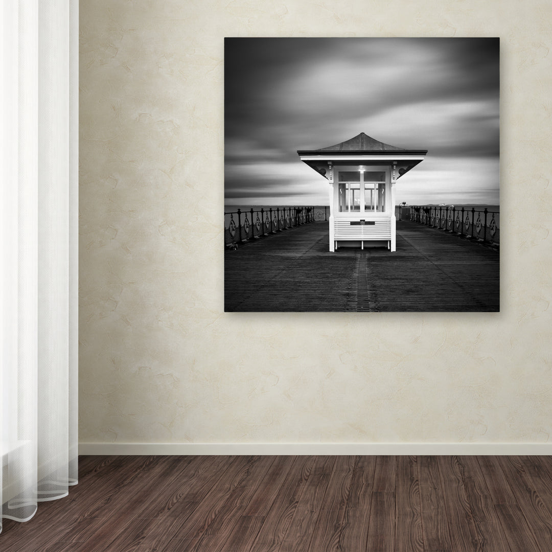 Rob Cherry Swanage Pier Large Canvas Art 35 x 35 Image 3