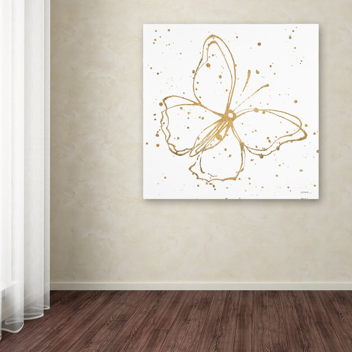 Shirley Novak Golden Wings I Large Canvas Art 35 x 35 Image 3