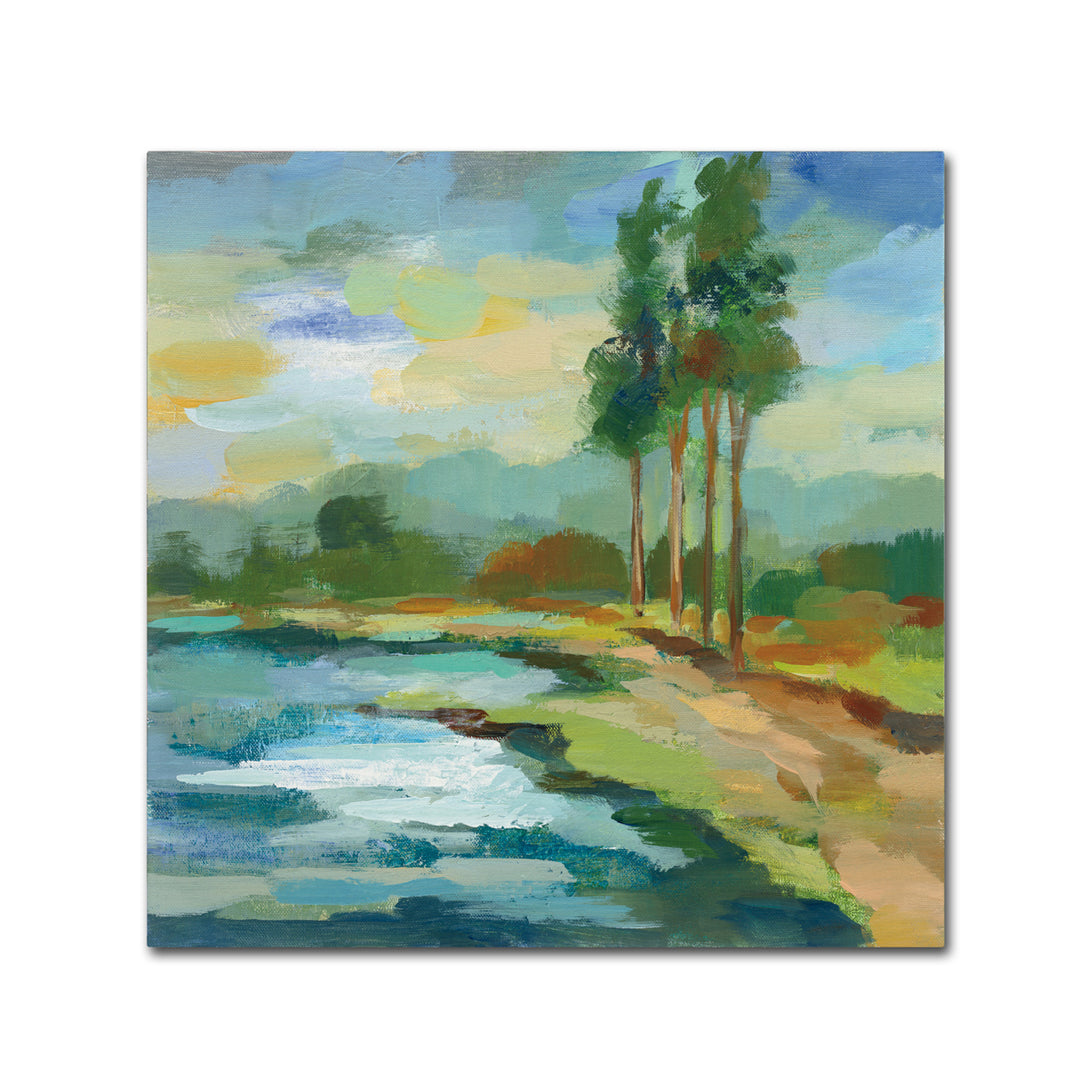 Silvia Vassileva Early Spring Landscape II Large Canvas Art 35 x 35 Image 1