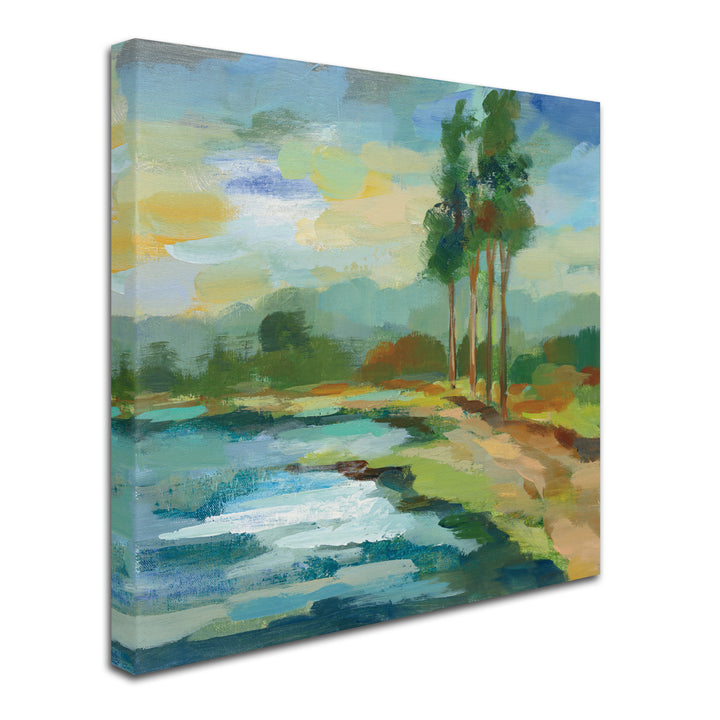 Silvia Vassileva Early Spring Landscape II Large Canvas Art 35 x 35 Image 2