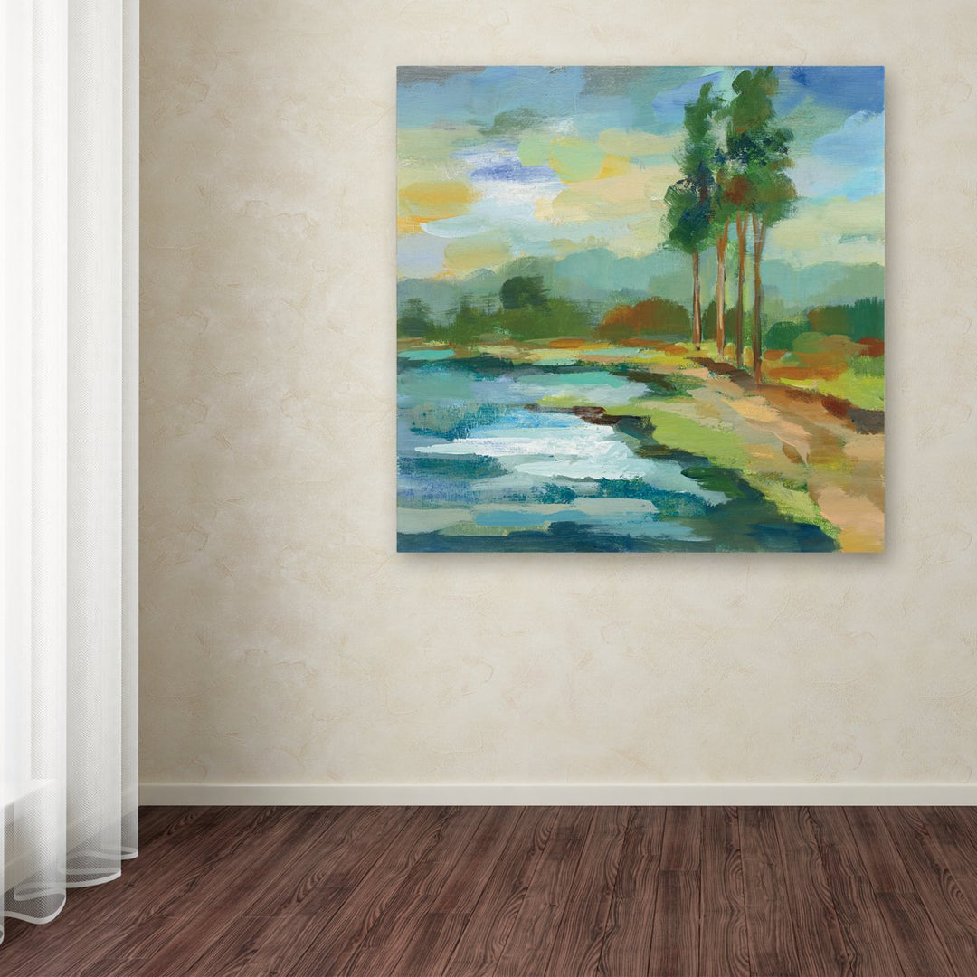 Silvia Vassileva Early Spring Landscape II Large Canvas Art 35 x 35 Image 3