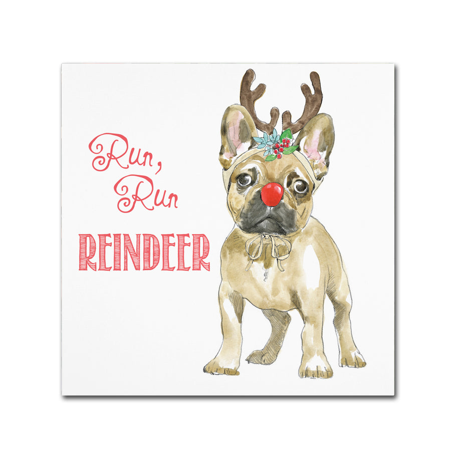 Beth Grove Glamour Pups Christmas V Canvas Art 24 x 24 Image 1
