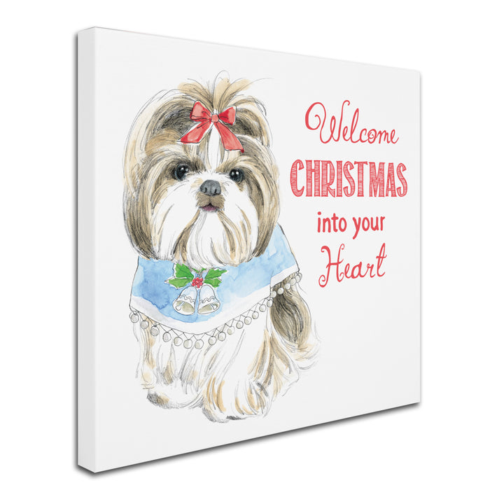 Beth Grove Glamour Pups Christmas II Canvas Art 24 x 24 Image 2