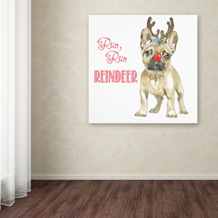 Beth Grove Glamour Pups Christmas V Canvas Art 24 x 24 Image 3