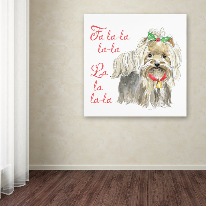 Beth Grove Glamour Pups Christmas VI Canvas Art 24 x 24 Image 3